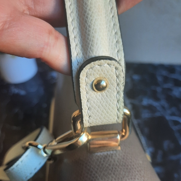 Vera Pelle Genuine Leather Color Block Shoulder Bag/Handbag - Picture 11 of 15